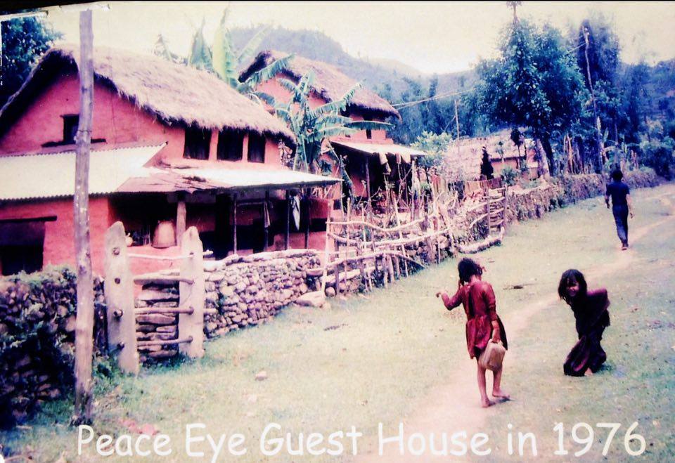 Historic photograph of Peace Eye Guest House in 1976